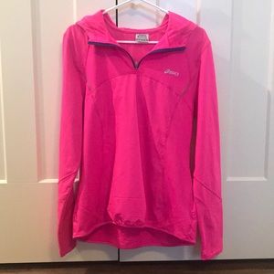 ASICS Hooded Quarter Zip NWOT